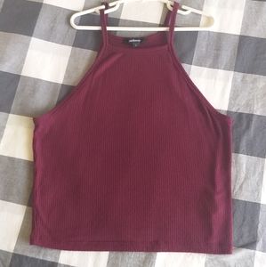 Burgundy Tank top